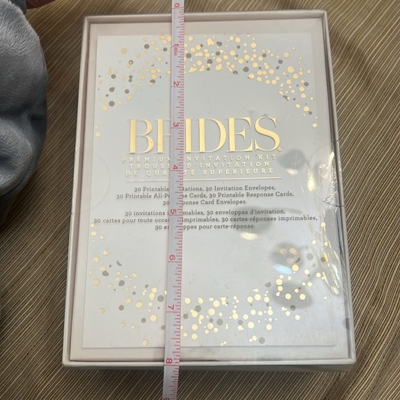 Brides premium invitation kit 30 printable invitations with 30 envelopes Brides - Picture 9 of 9